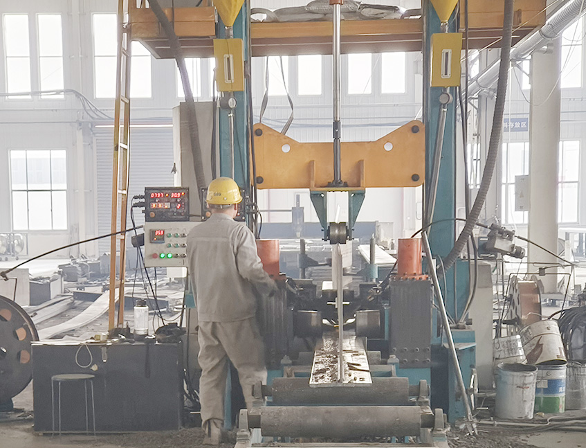 H-beam Assembling-Welding-Straightening Machine